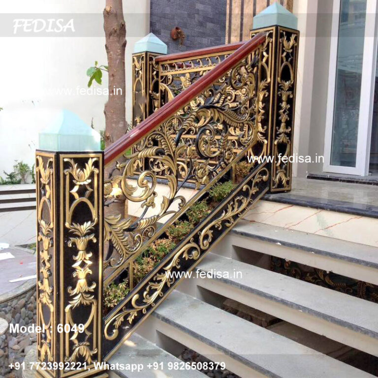 Brass Stair Railing Balcony Grill Design 2020 Latest Ss Railing Design
