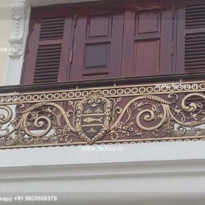 Premium Brass Railing Design For Home Interiors Modern Stainless Steel Staircase Railing