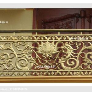 Stylish Brass Stair Railing For Interior Design Terrace Stainless Railings Design
