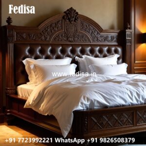 Stylish King Size Luxury Bed Design Concepts No-0016
