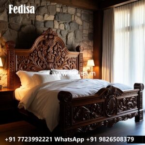 Royal Wooden Luxury Bed Design Ideas No-0040