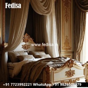 Elegant Wooden Luxury Bed Design Concepts No-0054
