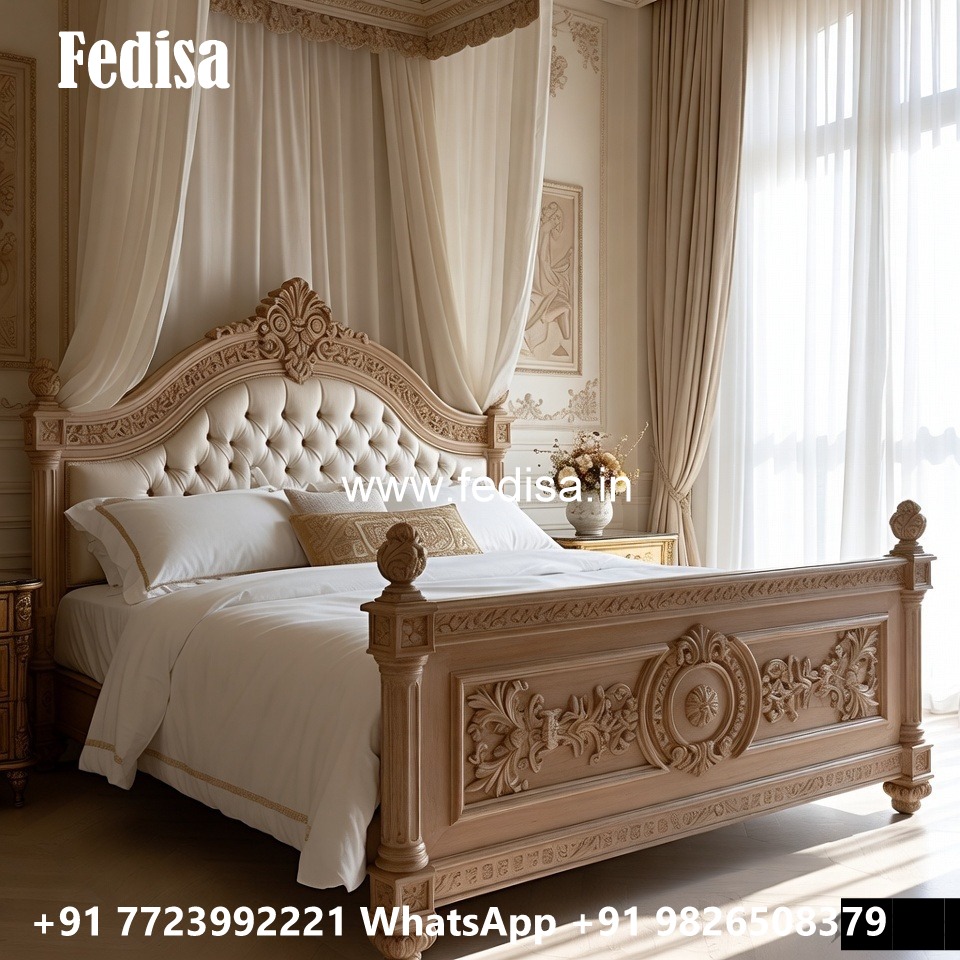 Elegant Luxury Bed Design with Modern Lines No-0062