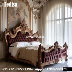 Luxury Bed Design with Modern Decorative Finish No-0069