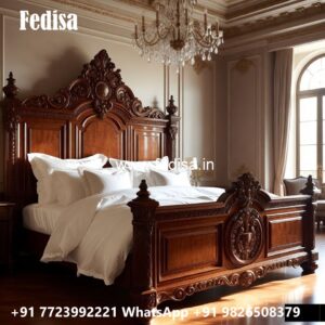 Stylish Luxury Bed Design with Elegant Finish No-0097