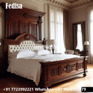 Stylish Luxury Bed Design with Premium Craftsmanship No-0114