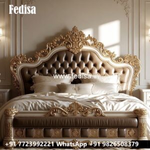 Luxury Bed Design with Contemporary Elegant Look No-0115