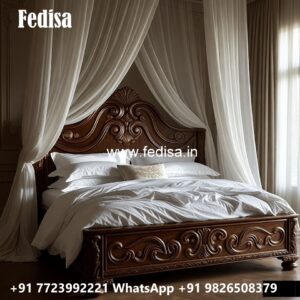 Luxury Bed Design with Stylish Artistic Beauty No-0164