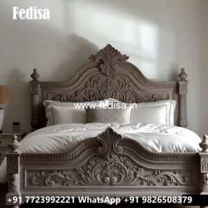 Luxury Bed Design with Stylish Leather Upholstery No-0257