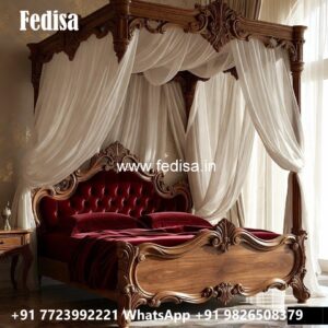 Luxury Bed Design with Elegant Soft Fabric Finish No-0269