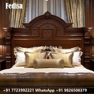 Contemporary Luxury Bed Design with Elegant Bedroom Appeal No-0278