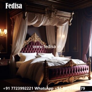 King Size Bed Design with Elegant Finish No-0303