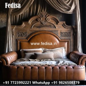 Wooden Bed Design with Storage and Style No-0309