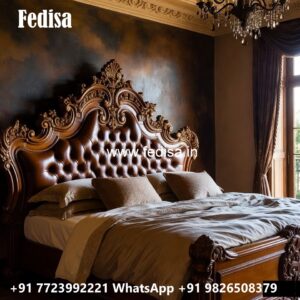 Elegant Wooden Bed Design for Master Suites No-0326