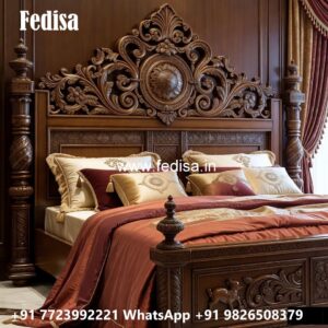 Luxury Bed Design with Modern Headboard Style No-0331