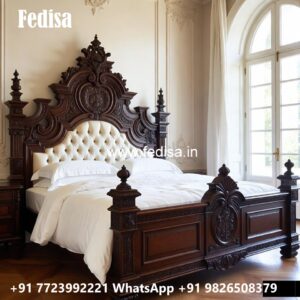 Classic Double Bed Design for Luxury Living No-0365