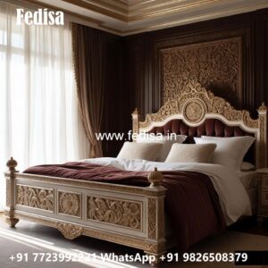 Handcrafted Classic Bed Design Collection No-0366