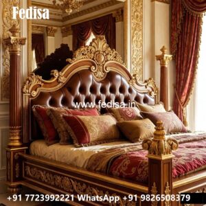 Classic Bed Design with Side Tables No-0386