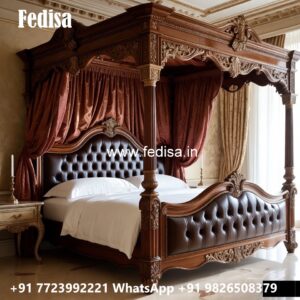 Master Bedroom Luxury Classic Bed Design No-0405