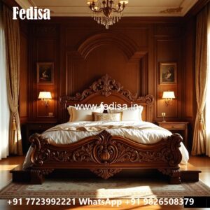 Antique Wooden Classic Bed Design No-0431
