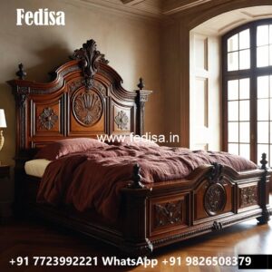 Trendy Classic Bed Design for Bedrooms No-0437