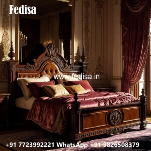 Unique Royal Classic Bed Design No-0450