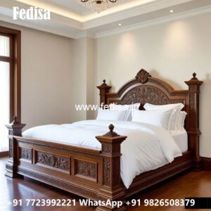 Latest Bedroom Classic Bed Design No-0468
