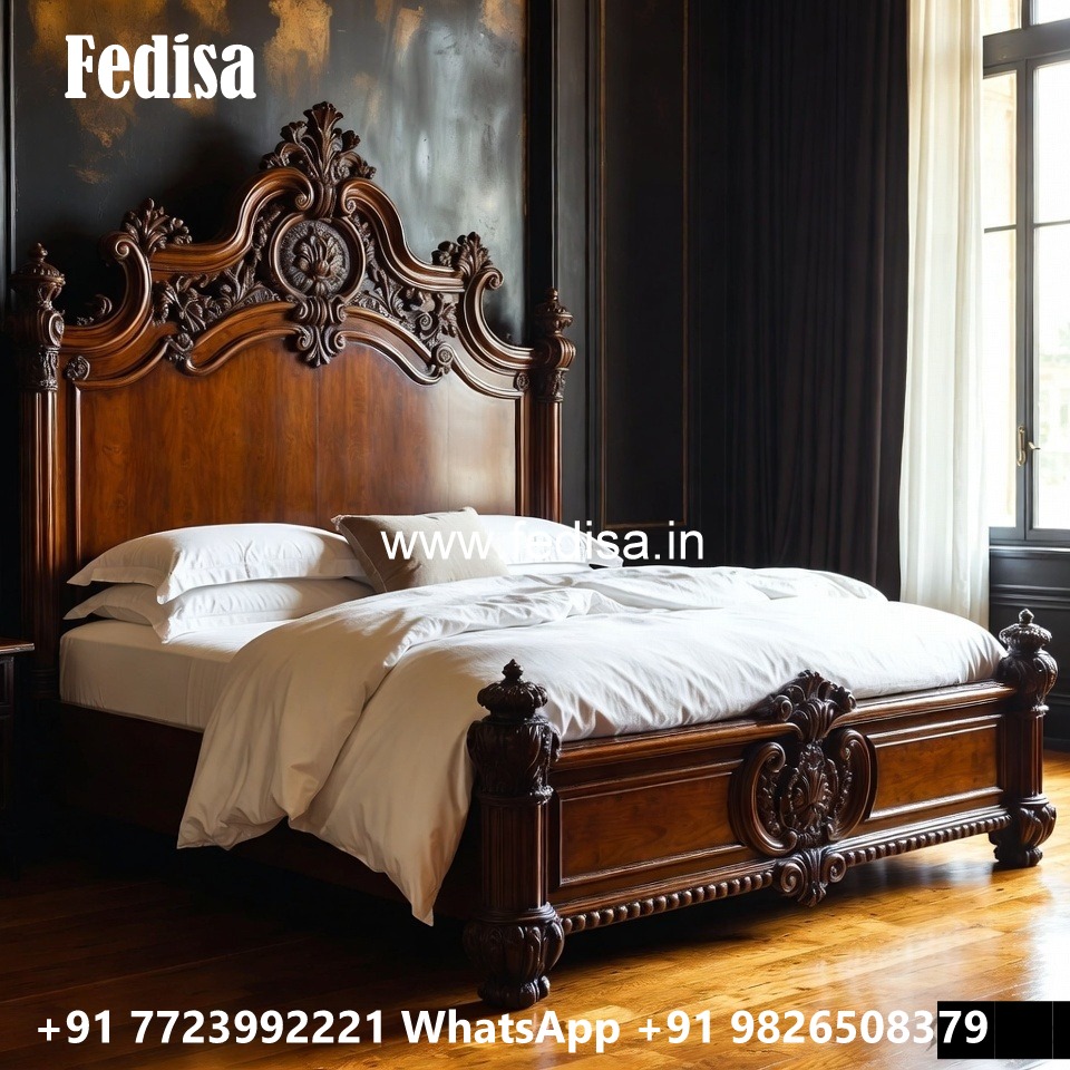 Modern Vintage Classic Bed Design No-0480