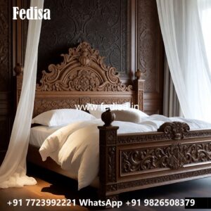 Royal Wooden Bed Design Inspiration No-0484