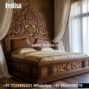 Decorative Wooden Classic Bed Design No-0497