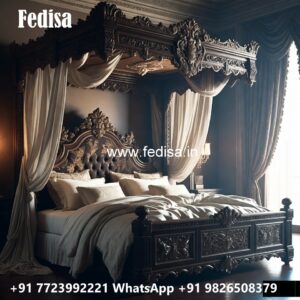 Traditional Royal Bedroom Bed Design No-0532