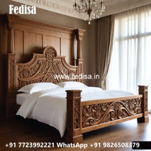 Luxury Wooden Bedroom Bed Design No-0535