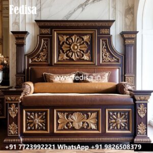 Wooden Royal Bed Design Collection No-0576