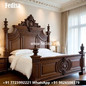 Classic Bed Design with Premium Upholstery No-0580