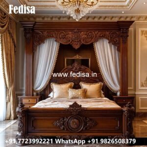 Classic Bed Design for Rich Bedroom No-0588
