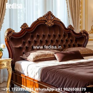Vintage Bedroom Furniture Bed Design No-0615