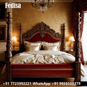 Master Bedroom Luxury Wooden Bed Ideas No-0670