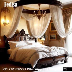 Luxury Bedroom Interior Wooden Bed No-0674