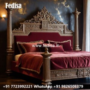 Stylish Wooden Bed Design for Interiors No-0692