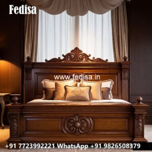 Elegant Modern Wooden Bedroom Design No-0711
