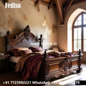 Stylish Luxury Bed Design for Master Bedrooms No-0855