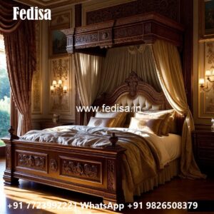 Wooden Luxury Bed Design for Luxury Interiors No-0870