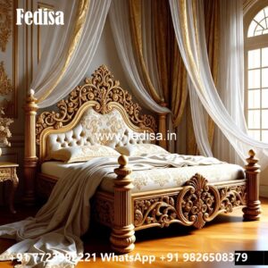 Premium Luxury Bed Design for Spacious Bedrooms No-0875
