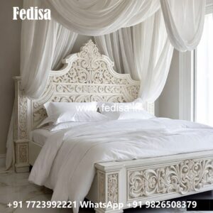 Contemporary Luxury Bed Design with Soft Finish No-0882