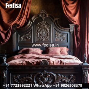 Luxury Bed Design with Contemporary Wooden Appeal No-0907