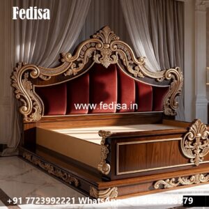 Luxury Bed Design with Elegant Bedroom Aesthetics No-0916