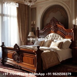 Stylish Luxury Bed Design for Elegant Villas No-0955