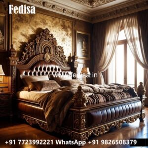 Stylish Luxury Bed Design with Premium Materials No-0990
