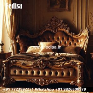 Contemporary Luxury Bed Design with Decorative Touch No-0999