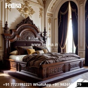 Luxury Bed Design with Modern Wooden Appeal No-1024